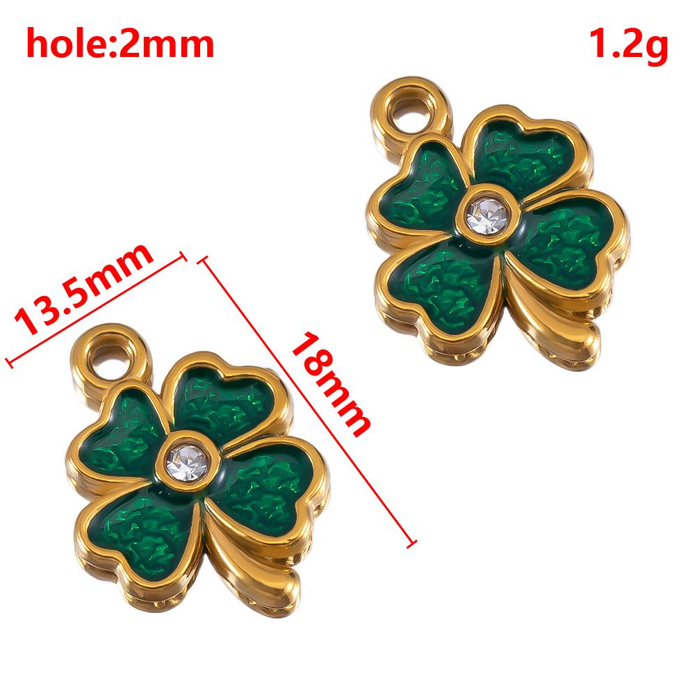 

2pcs Stainless Steel Enamel Flower Charm Plant Sunflower Rose Daisy Necklace Bracelet Pendant Component DIY Craft Jewelry Making 2pcs