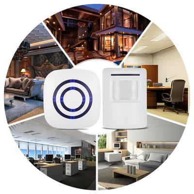 Wireless Doorbell PIR Infrared Sensor Motion Sensor Doorbell 38 Chimes Volume Adjustment Long Transmission Range 3 Volume