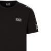 Emporio Armani Letter Logo Appliqué Round Neck Short Sleeve T-Shirt Men Tops Black 3RPT06-PJ02Z-1200