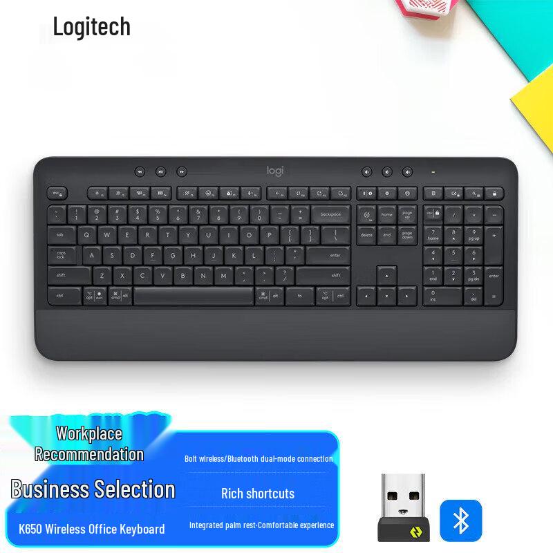 Logitech K650 Wireless Bluetooth Keyboard