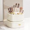 Makeup Organizer with Drawer 360 Degree Rotating Multi-functional Cosmetic Storage Box for Dressing Table Bathroom Office