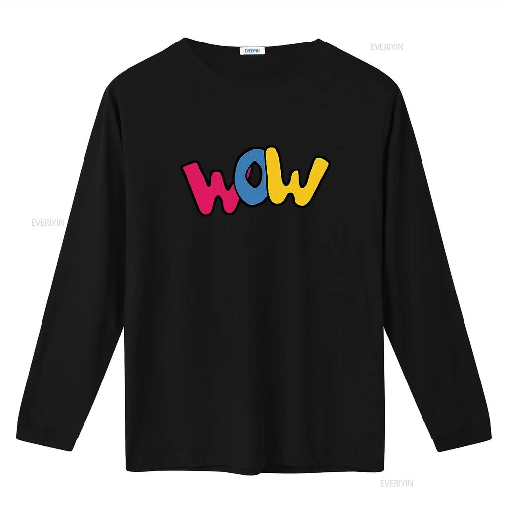 WOW Birthday GifT T Shirt Black 2X Large vintage Washed Versatile Unisex homme Slightly designer clothes streetwear Casual