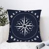 Nordic Dark Blue Nautical Collection Pillow Cover Custom Cushion Cover Funny Pillow Case For Living Room Chair
