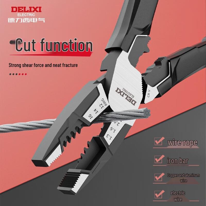 Delixi Multi-purpose Industrial Pliers