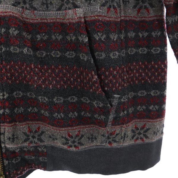 LOUNGE LIZARD Long sleeve Zip hoodie 2 Gray Men's Used