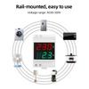 AC80-300V 100A Voltage Ammeter Digital Display Voltage Current Meter Portable Voltage Detector for Measuring Voltage and Current