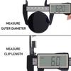 4pcs Wheel Center Caps, 62mm Outer Diameter, 56.2mm Inner Diameter, Highlight Black