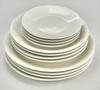 White dinnerware set for 12 pieces 4,