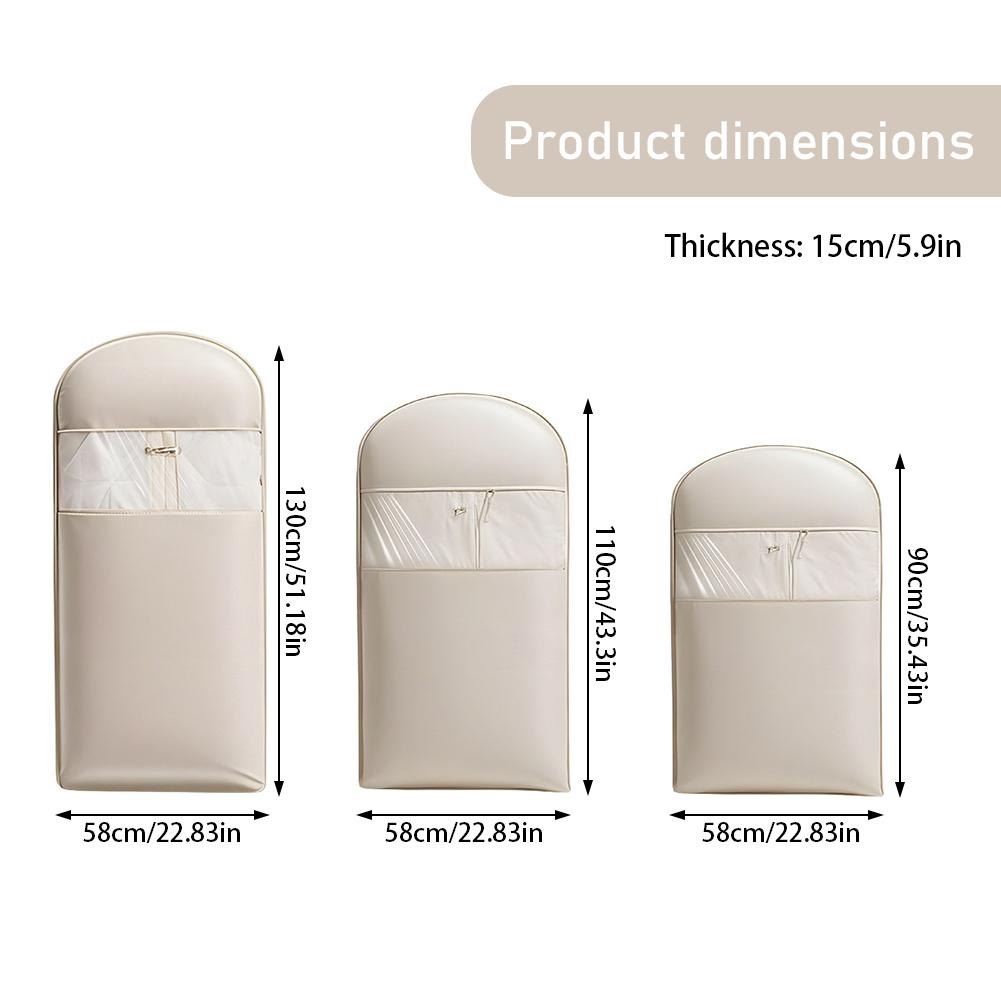 1pcs Clothes Compression Bags Down Jacket Compressed Dust Cover Compression Hanging Bag Household Clothes Storage Organizer