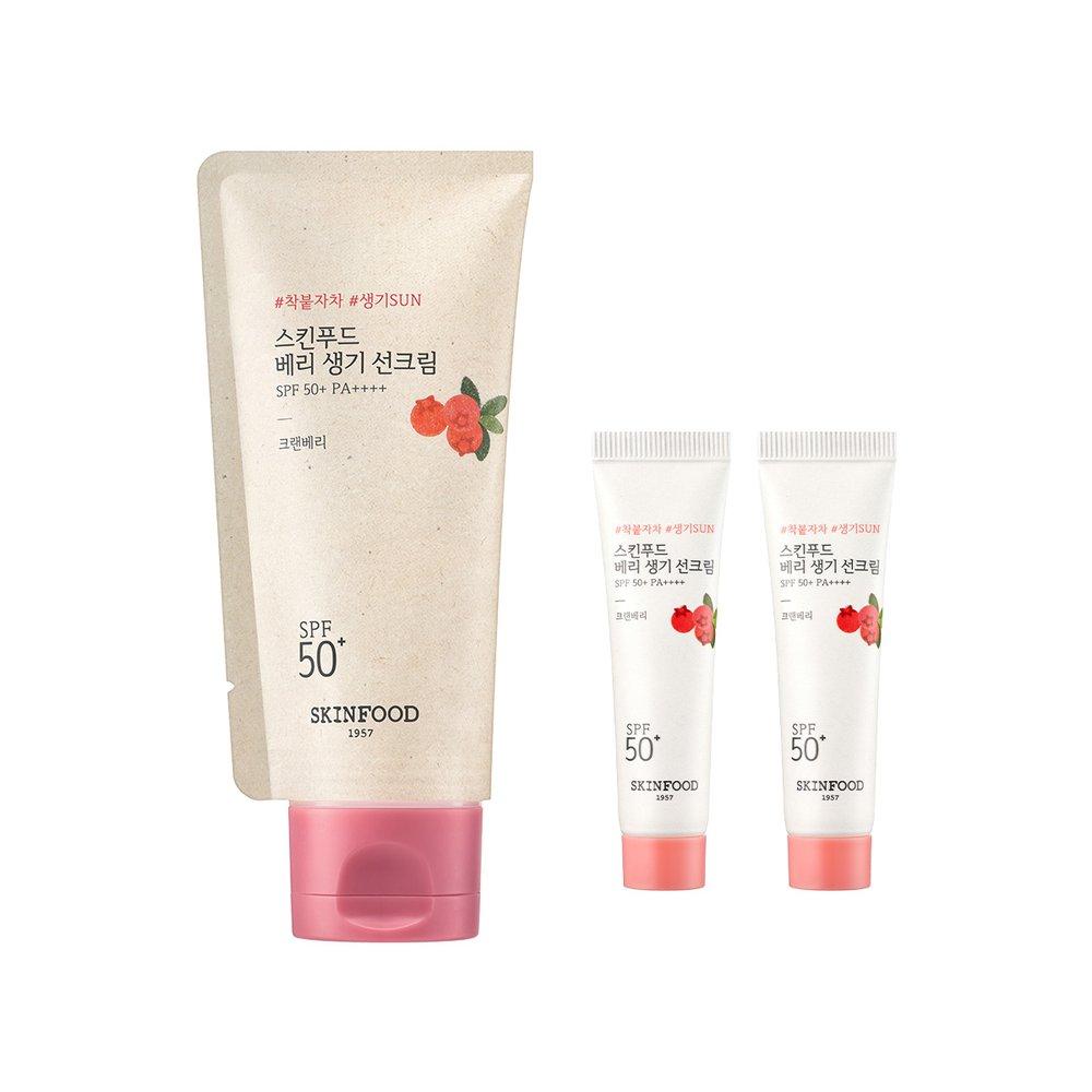 

Skinfood [Веганский/смешанный чай] Berry Vitality Sun Cream 50 мл SPF50+ PA++++ Бесплатно (2 дополнительных 15 мл)