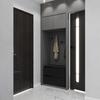 Shoe Cabinet 60 Cm Matte Black