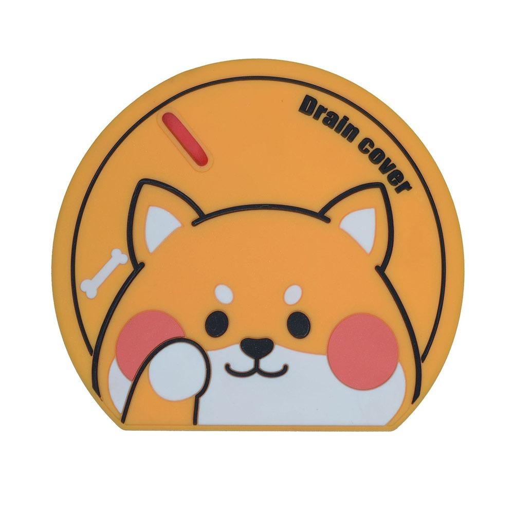 

Anti-insect Sewer Floor Drain Cover Cartoon Animal Sewer Sealing Silicone Mat for Bathroom&Kitchen Corgi