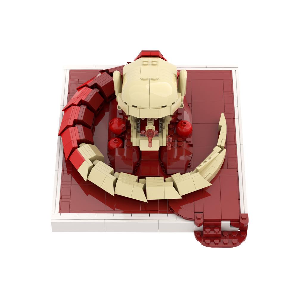 Gobricks MOC Xenomorph Chestburster Bausteine Alien Monster Steine Spielzeug Geschenk