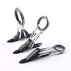 1Pcs Stainless Steel Fishing Rod Pole Line Guides Folding Guide Ring Wearproof Eye Ring Fishing Tackle Accessories Durable