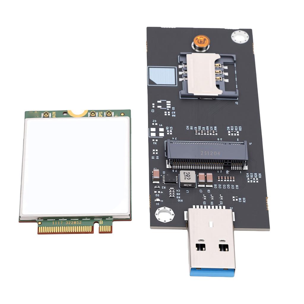 Carte d'extension Adaptateur Key B M.2 NGFF WWAN vers USB 3.0 avec emplacement SIM Carte réseau 4G LTE EM7430 pour 3 4 5G LTE sans fil