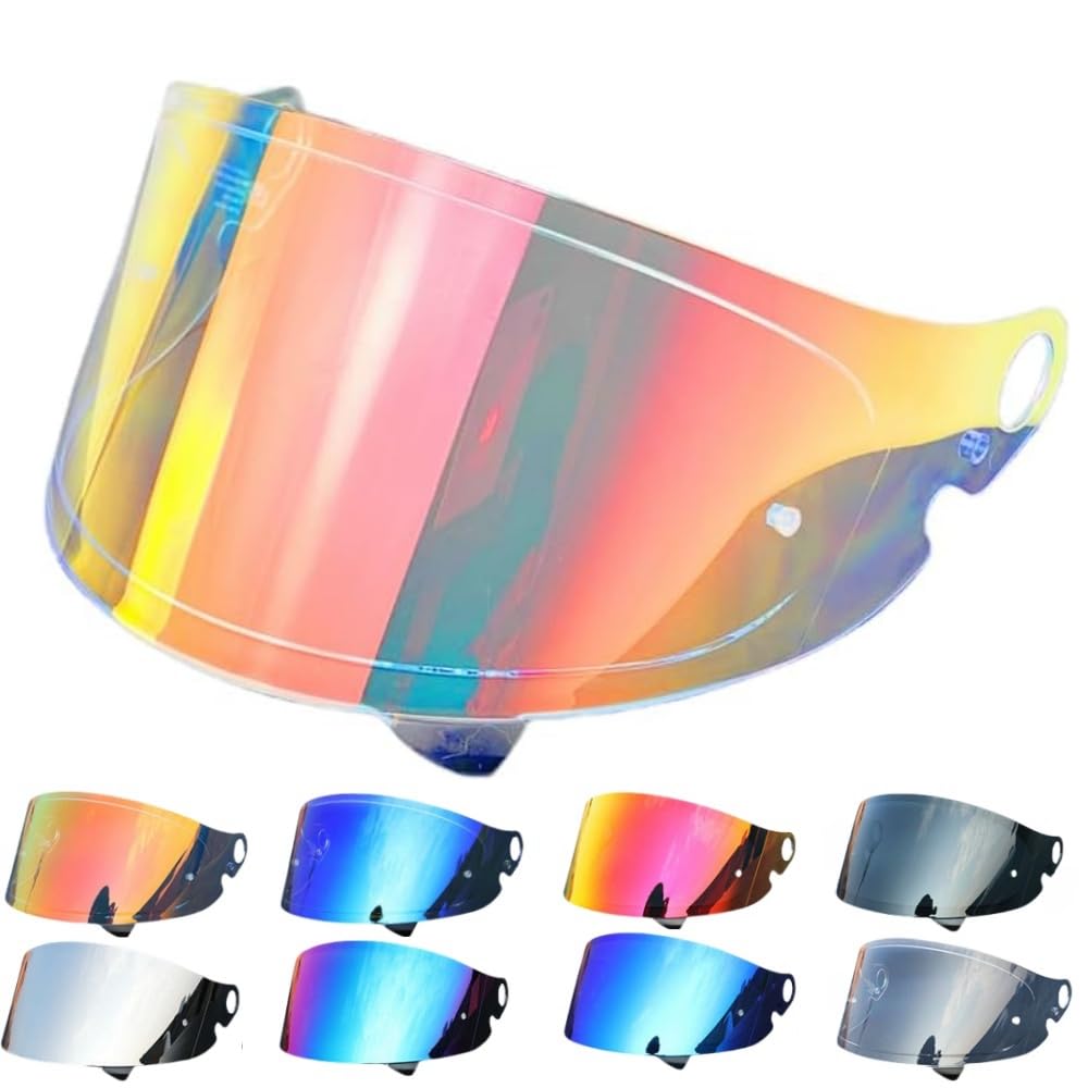 

Wayocfei Glamster Shield Shield Helmet Visor UV Absorption Motorcycle Helmet Aftermarket Replacement REVO [Glamster Compatible] CPB-1V (Transparent