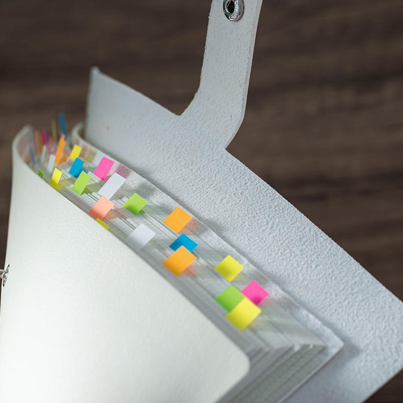 Mini Morandi Sticky Notes Set Fluorescent Index Stickers Memo Pad Self-Adhesive Label Stationery Office