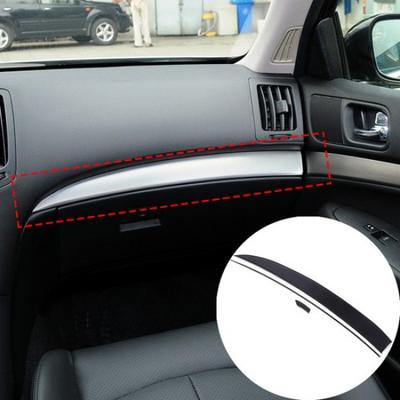 Glossy Piano Black Passenger Cover Trim Sticker For Infiniti G25 G35 G37 2007-13