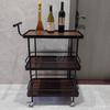 Modern 2-Tier Hotel Service Trolley