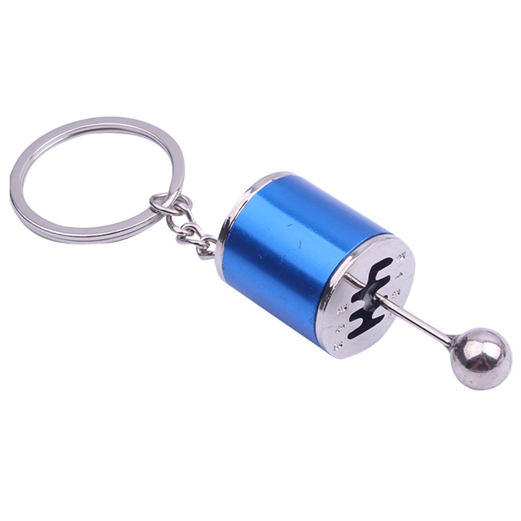 Key Chain Keychain Gearshift Knob Keyring Modified Polishing Practicing Replacement Decoration Driving Gearbox Gear Part