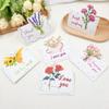 Small Fresh Greeting Card For Teacher Mother Day Flower Shop Blessing Message Card