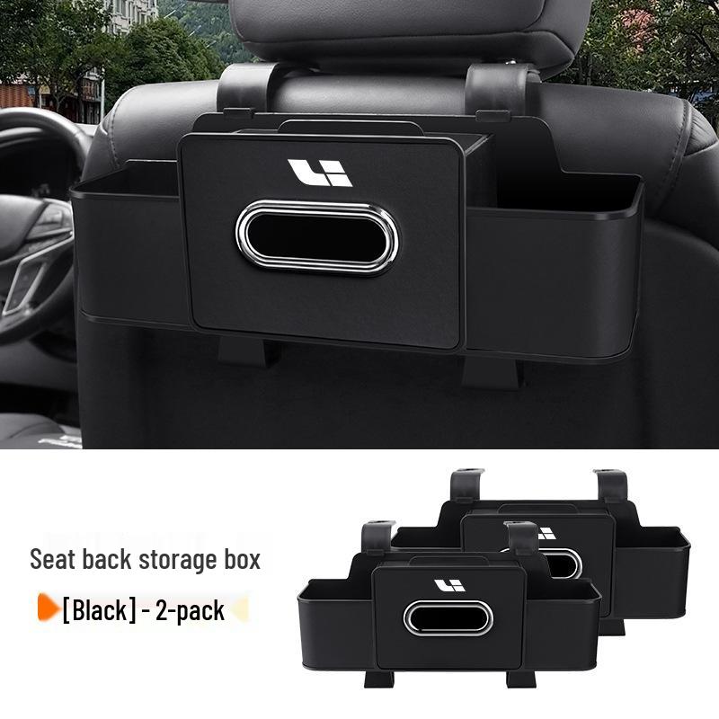 Ideal L6/L7/L8/L9/MEGA Car Seat Organizer: Storage Box, Cup Holder & Tissue Box