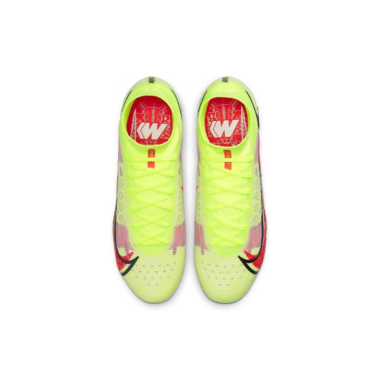 Nike Mercurial Superfly 8 FG Firm Ground Fabric Cushioning Slip Resistant Abrasion Resistant Soccer Shoes Unisex CV0958-760