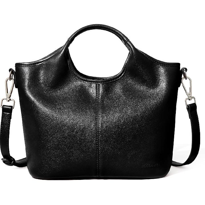 BOSTANTEN Vegan Leather Purses for Women Soft Crossbody Zip Satchel Handbag