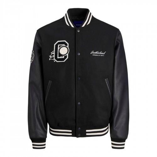 Jack And Jones Mens College Basketball Bomber Jacket
