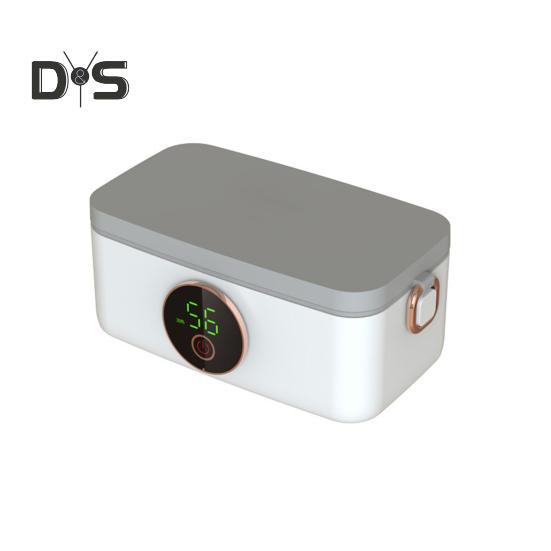 

Электрический ланч-бокс с индикаторной лампой, большой емкости, для пищевых продуктов, с возможностью зарядки через USB, беспроводной, с подогревом белый