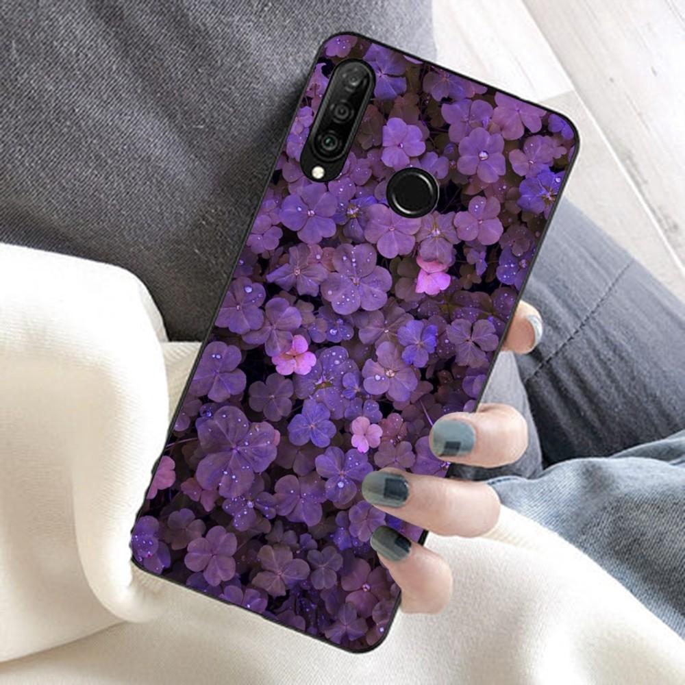Infinity On Purple Flower Phone Case For Huawei Honor 10 Lite 9 20 7A Pro 9X Pro 30 Pro 50 Pro 60 Pro 70 Pro Plus