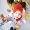 Cute Flower Baby Turban Hat Soft Baby Girl Headwrap Beanie Hat For Newborn Infant Toddler Headwear Headband