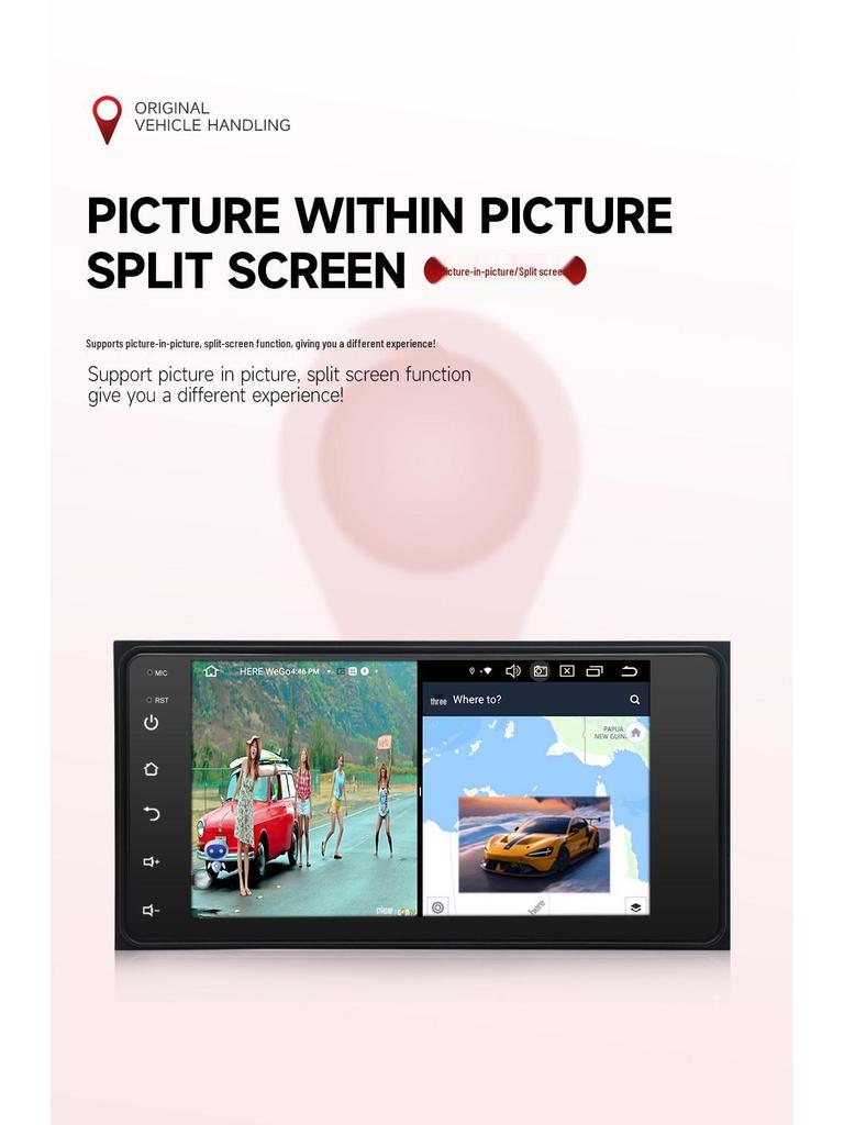 Toyota Corolla/Vios GPS Navigation All-in-One Unit - Smart, Universal Fit