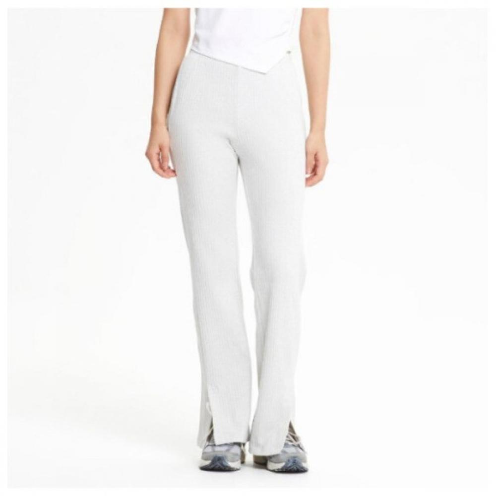 

New Balance PantS Nqj Nbmle3w812 Ac Women S Soft Ribbed Bootcut PantS Gray series/70