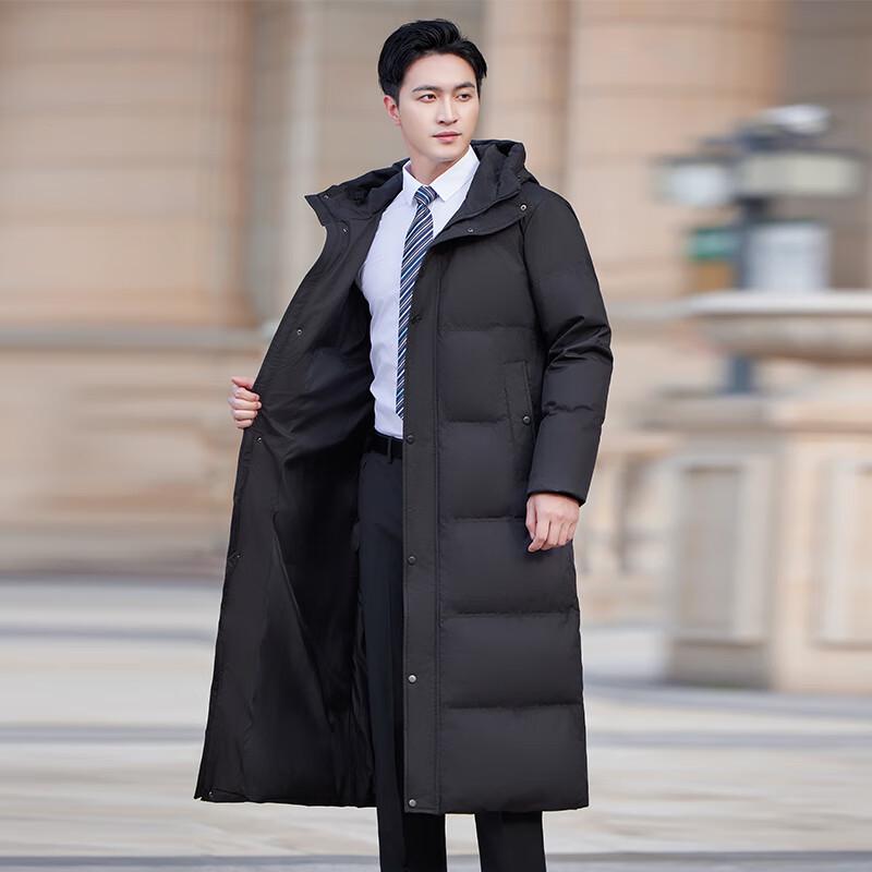 Men's Winter Mid-Length Hooded Padded Jacket