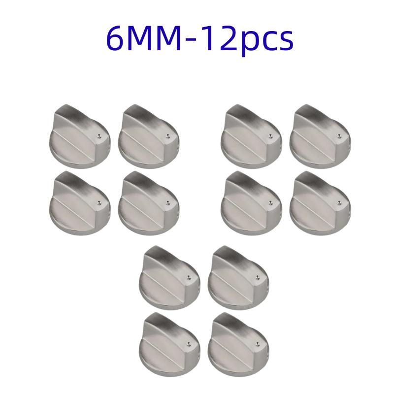 Universal Rotary Switch Control Knobs Replacement Kitchen Cooker Gas Stove Oven Cooktop Control 6mm/8mm