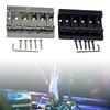 5 Strings Hardtail Bridge Guitar Bridge Saddles 5 Saddle Hardtail Zinc Alloy Tailpiece Electric Bass Bridge Replacements