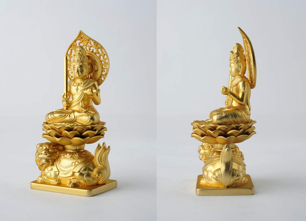 Buddha statue Manjusri Bodhisattva 15cm Buddhist Hideun Makita Original model in the year of the Zodiac guardian principal image Zodiac Takaoka