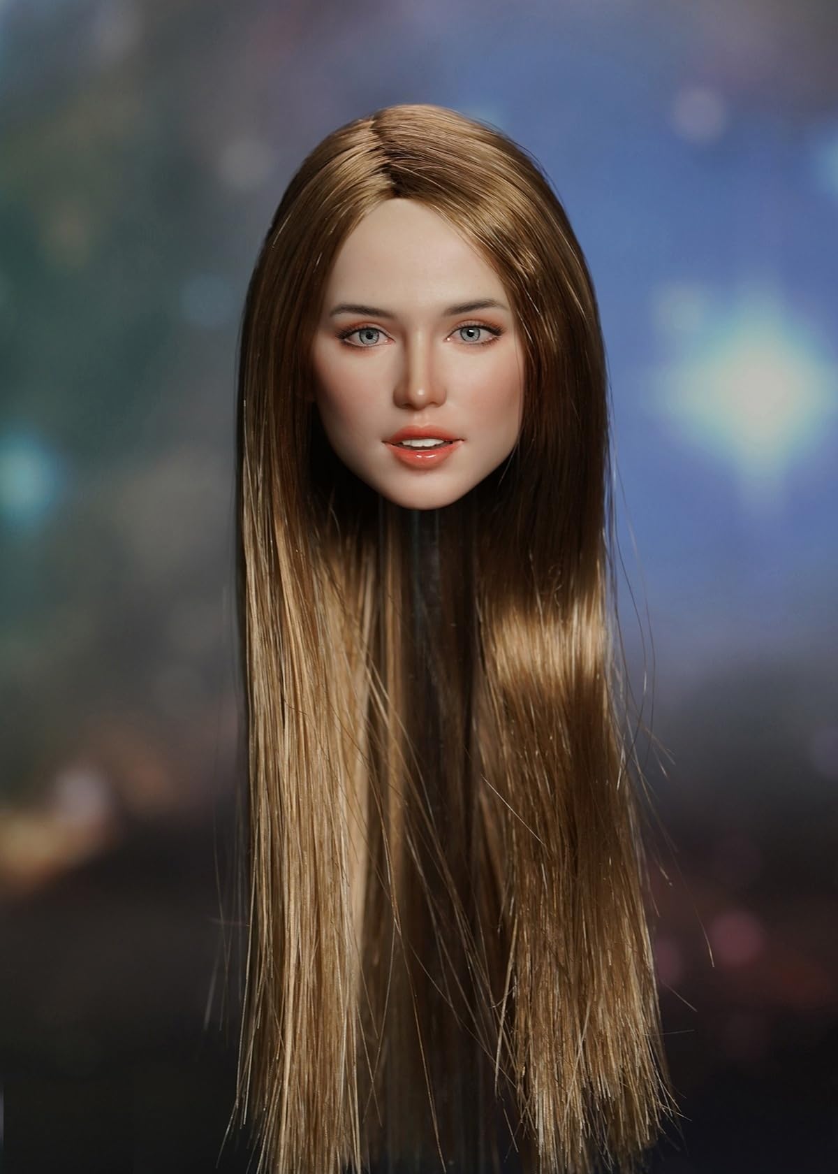 

Голова фігурки Action Figure для SUPER DUCK Жіноча Студентка Засмагла Західна Красуня та Одяг Не [TOYBARJAPAN] 1/6 SDH048, Студентка/Офісна Леді, Шкіра,