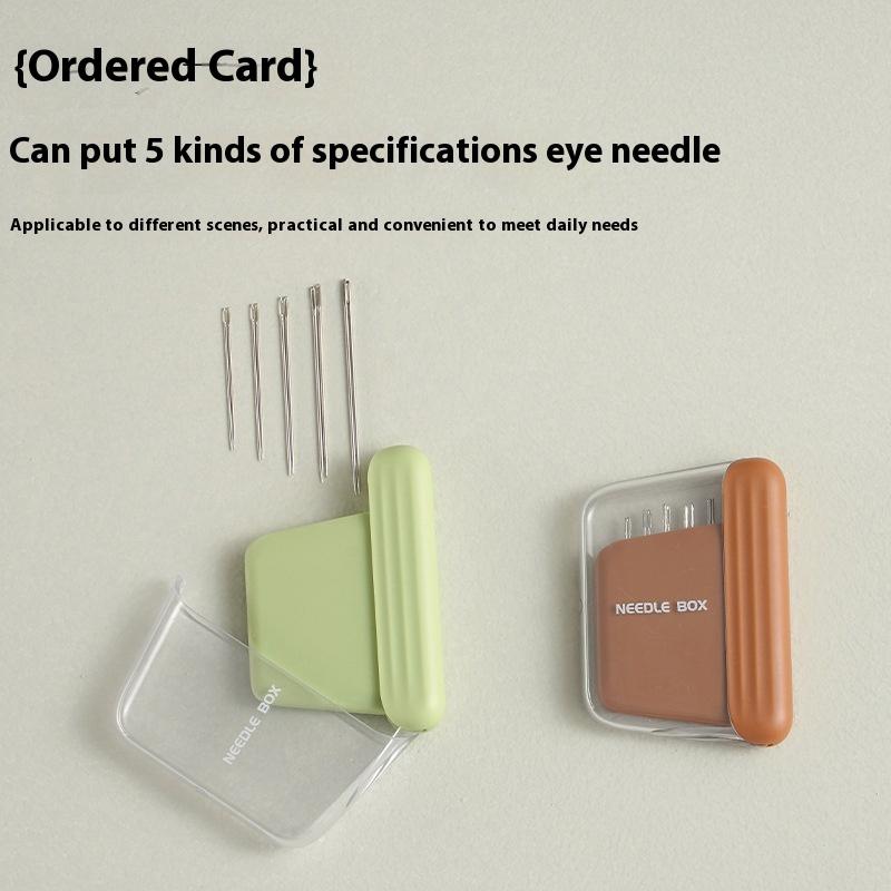 4pcs New Fashion Magnetic Sewing Box with 10 Needles, Household High-end Quality Repair Tools, Needle and Thread Storage Box Set.