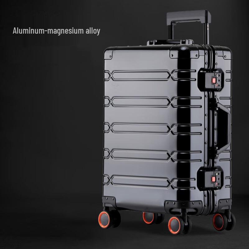 LETOO Aluminum Magnesium Alloy Spinner Luggage