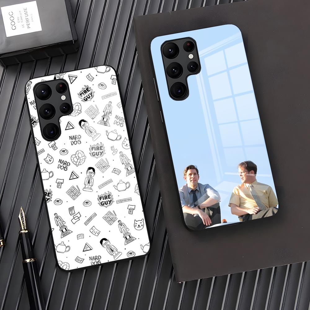 The Offices TV Phone Case For Samsung S26 S25 Plus S20 S20 Plus S22 Ultra S23 FE S21 Plus S21 Ultra Glass Cover