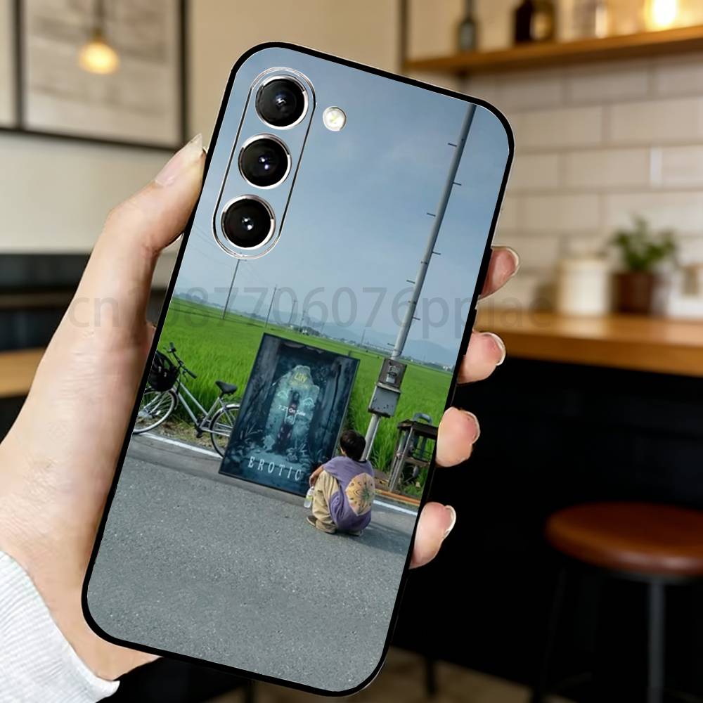 All About Lily Chou-Chou Phone Case For Samsung S20,21,22,23,24,25,26 Ultra,Plus,Lite,FE,Black Soft Case