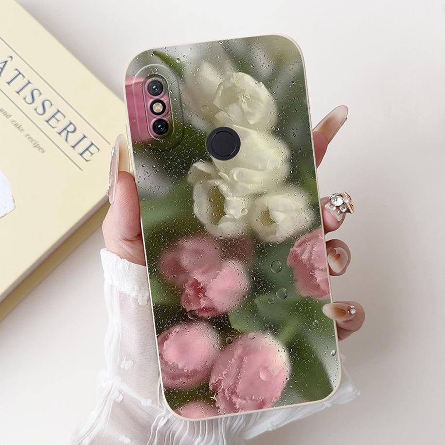 For Xiaomi Redmi Note 5 Case New Stylish Flower Tulip Camera Protection Soft Cover For Xiaomi Redmi Note 5 Pro 5.99" Phone Cases