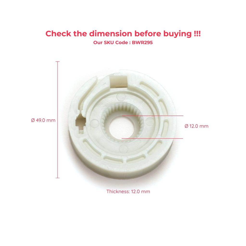 BROSS BWR295 Power Electrical Power Window Regulator Wheel, Front Right for VW Polo HB, front-Back for Ford Focus, Freelander