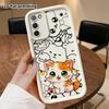 Phone Case: 2D Flat, Suitable for Samsung Galaxy A34 A35 M05 M06 S20 S22 S21 FE Plus 5G Protective Case, Orange and White Kitten, Perfect Holiday Gift