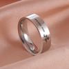 Lemegeton 2/3/6/8mm Individueller Namensring für Paare BFF Edelstahl Stapelbarer Ring Personalisierter Gedenkschmuck für Frauen Geburtstag