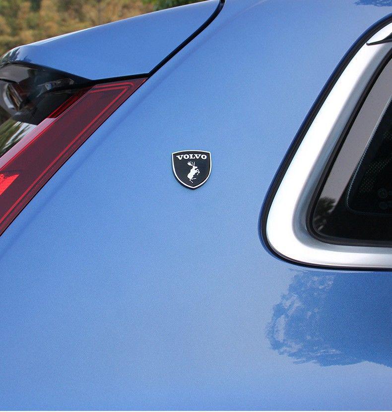 Metall-Autodekals für personalisierte Logos: Kompatibel mit Volvo S60, S90, XC60, XC90 Emblemen