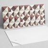 Naklejany Panel Pcv Z Motywem Idealny Do Przedpokoju 120X60 Cm Wzór Geometryczny Z Trójkątami