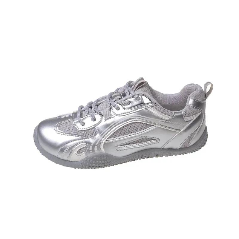 2024 Hot Sale Women's Shoes Lace-up Women's Vulcanize Shoes Fashion Mesh Ladies Casual Shoes New Soft Bottom Breathable Sneakers